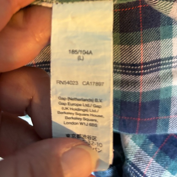 Gap Multicolor Plaid Shirt Jacket With Buffalo - Picture 5 of 5